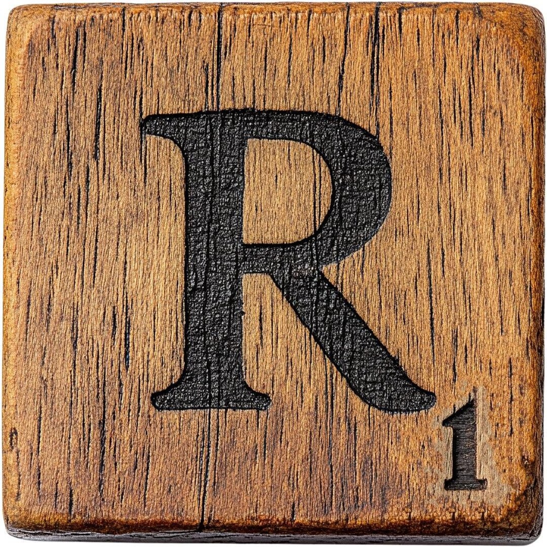 Ringwood Block R Wood Letter R Blocks Fabric Panel - Etsy