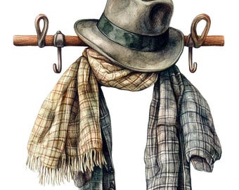 Sherlock Holmes Fabric Panel 9