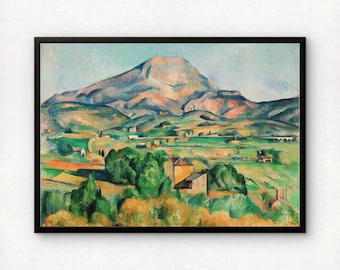 ポール・セザンヌ：「大きな松のあるサント・ヴィクトワール山」、1887