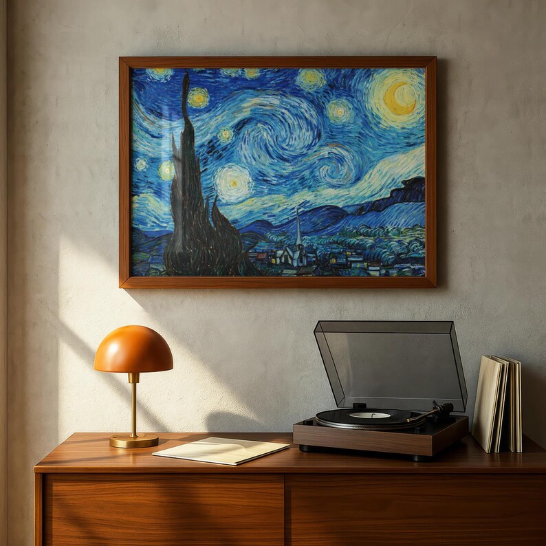 Van Gogh Starry Night Print | Museum Quality Giclée Art - Etsy