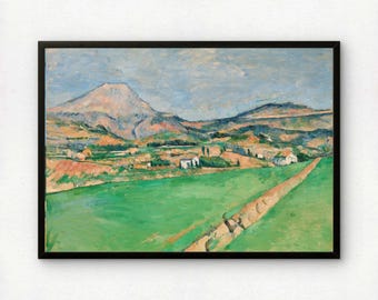 ポール・セザンヌ：「大きな松のあるサント・ヴィクトワール山」、1887