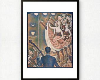 The Can-Can (Le Chahut) by Georges Seurat | Fine Art Print