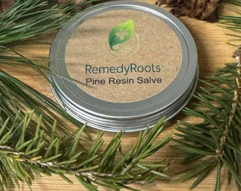 Natural Pine Resin Salve – Handmade New England Skin Balm (2 oz)