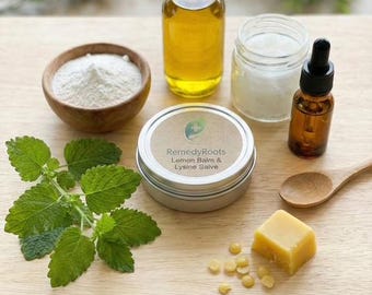 Pomada Orgânica de Erva-Cidreira e L-Lisina - Alternativa Natural e Suavizante ao Bálsamo Labial