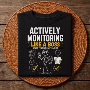 Dia de Prova do Professor PNG, Arquivo de Sublimação com Monitoramento Ativo, Humor de Exame (Download Digital)