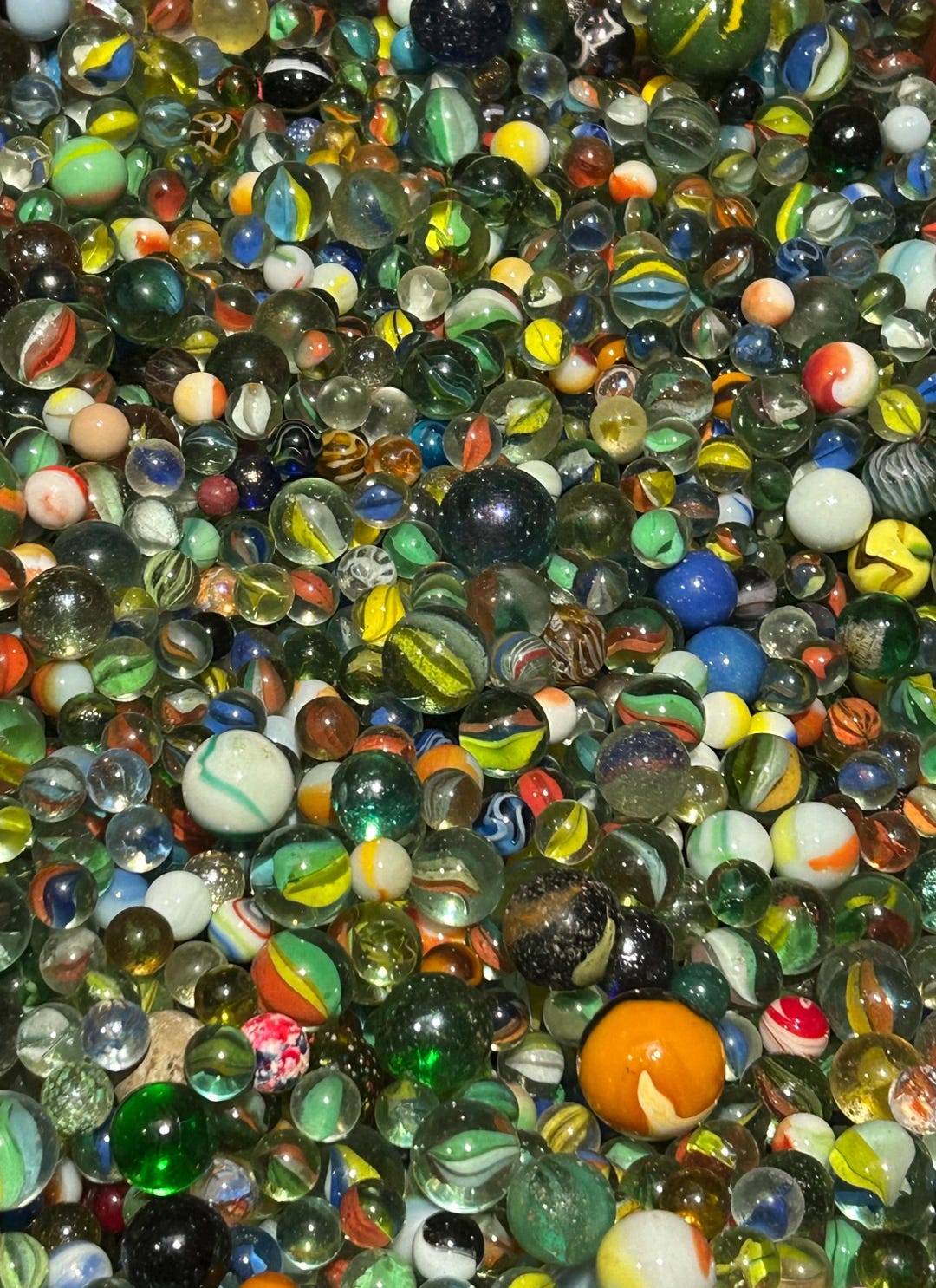 Marbles Uniform Color Mix of Antique Modern Marbles With Unique Colors and Patterns. - Etsy