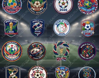 サッカーパッチSVGバンドル2026 | フットボールジャージバッジCdr Pdf