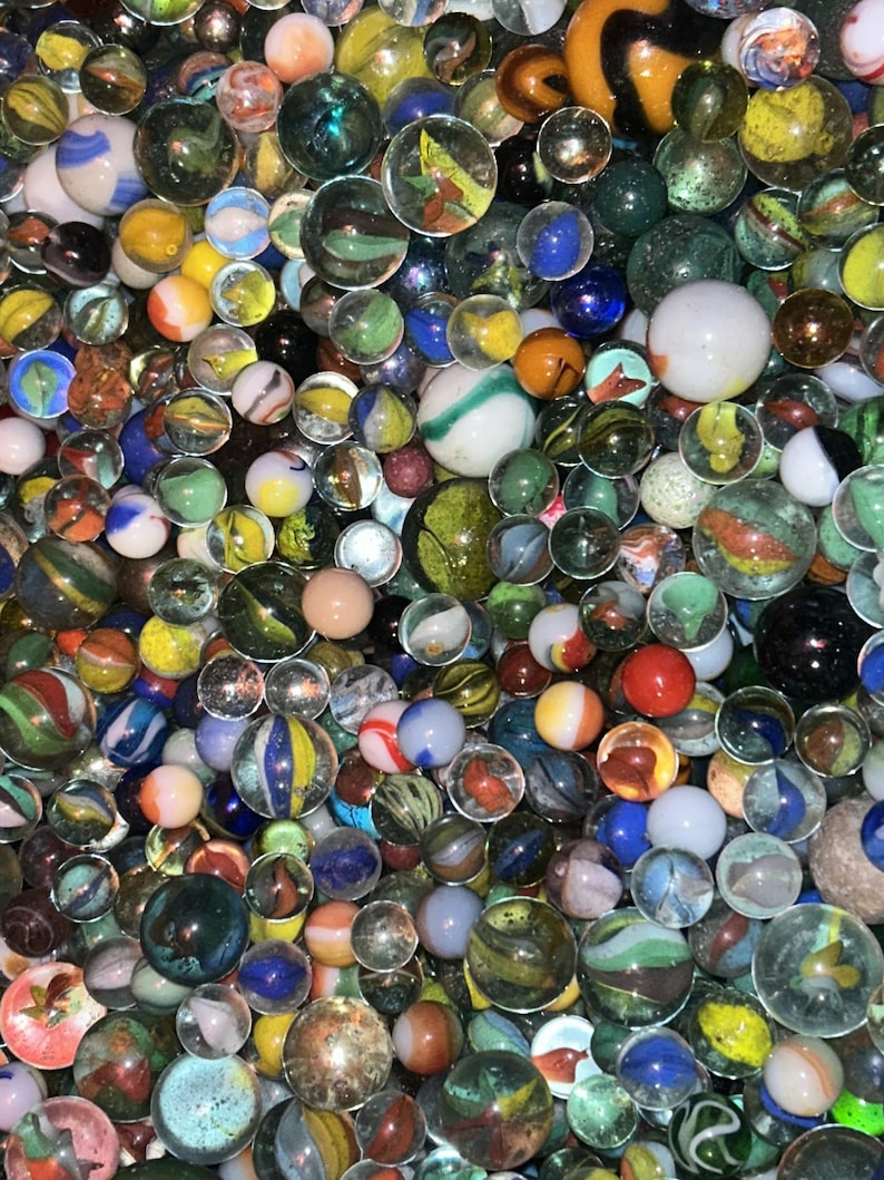 Marble Collection By Color Mix of Antique Modern Marbles With Unique Colors and Patterns. - Etsy