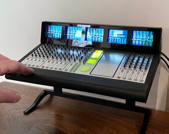 Miniature Recording Studio Soundboard in 1:6 Scale