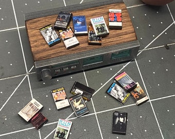 1:12 Scale Miniature Cassette Tape