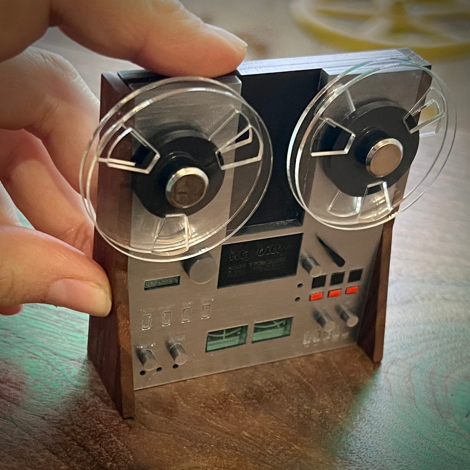 Akai GX-747 Reel-to-Reel Tape Recorder 3D Render