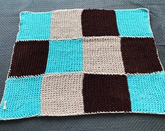 Soft  Hanknitted Baby Blanket Baby Throw Blanket