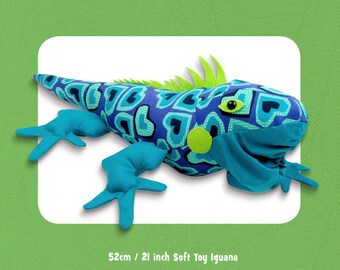 Igor Iguana Stuffed Toy PATTERN, Not a PDF, by Funky Friends Factory