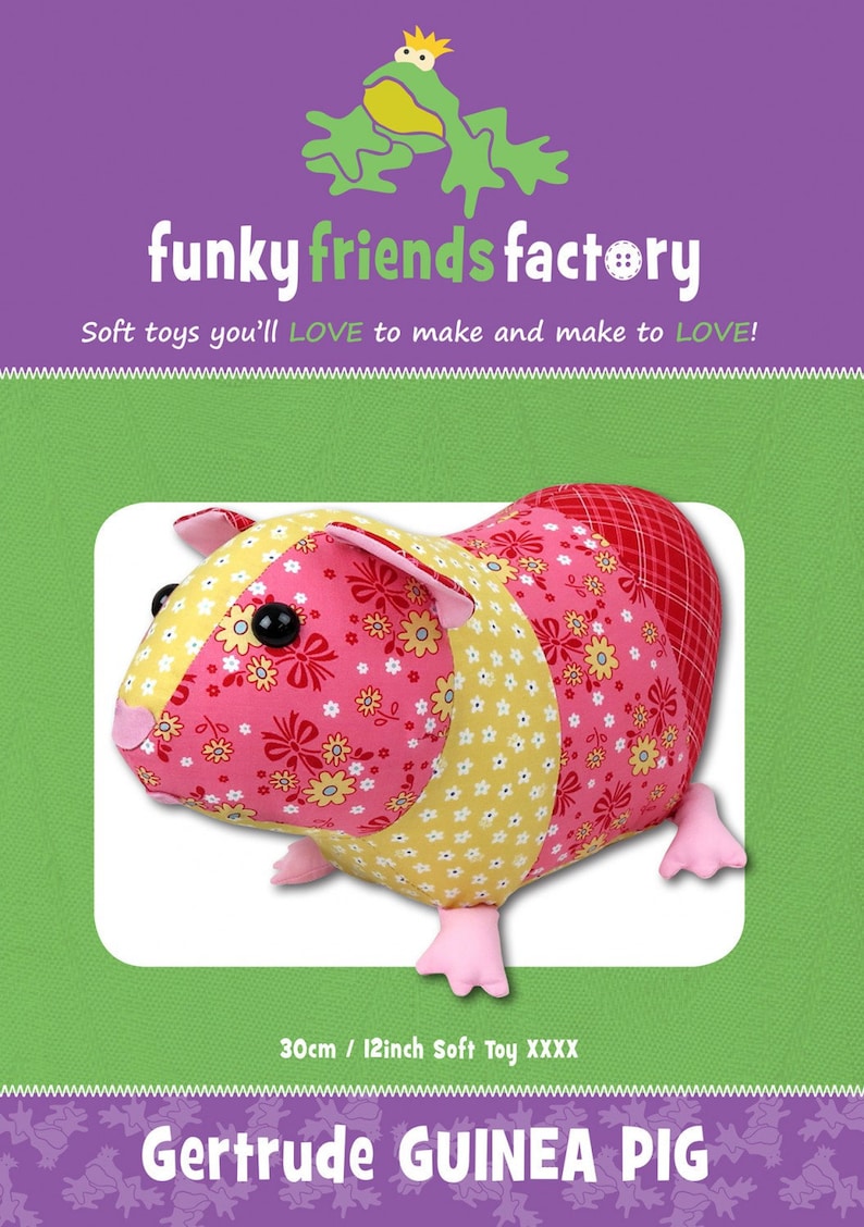 guinea pig plush pattern