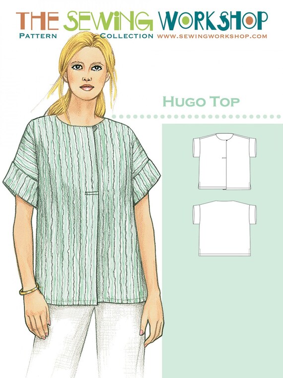 Hugo Top Sewing Pattern by the Sewing Workshop. Sizes XS-XXXL. - Etsy