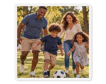 Personalized Photo Magnet, Custom Keepsake with Instant Preview