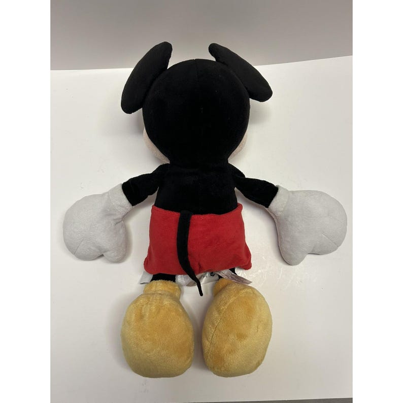 Peluche clásico de Mickey Mouse de Disney Store, tipo puf, de 45 cm (18 pulgadas), 2017 imagen 9