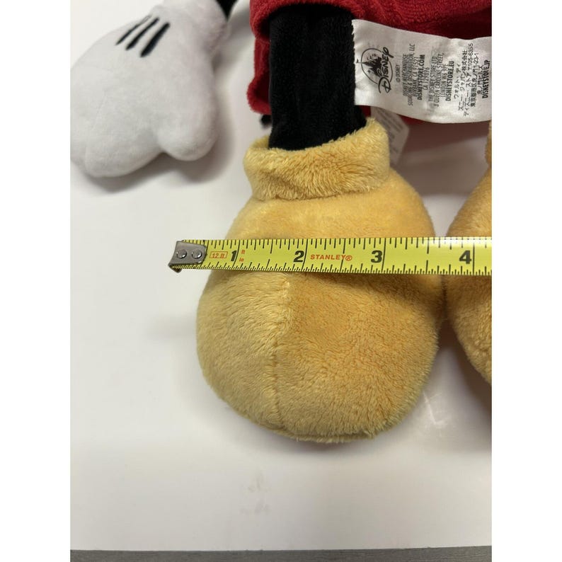 Peluche clásico de Mickey Mouse de Disney Store, tipo puf, de 45 cm (18 pulgadas), 2017 imagen 12