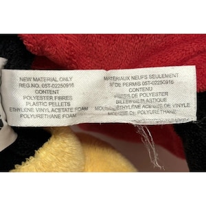 Peluche clásico de Mickey Mouse de Disney Store, tipo puf, de 45 cm (18 pulgadas), 2017 imagen 6