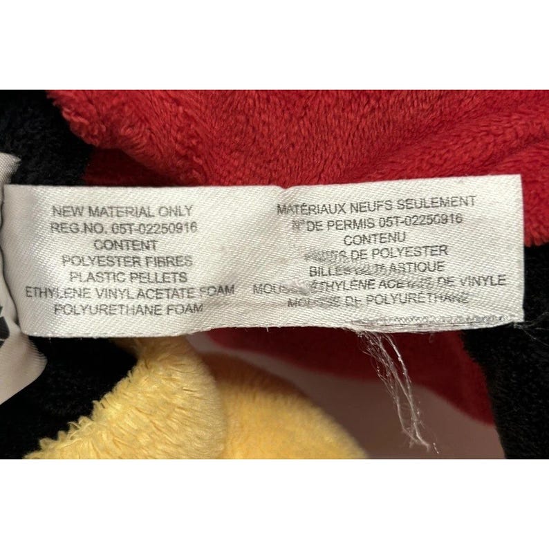 Peluche clásico de Mickey Mouse de Disney Store, tipo puf, de 45 cm (18 pulgadas), 2017 imagen 6