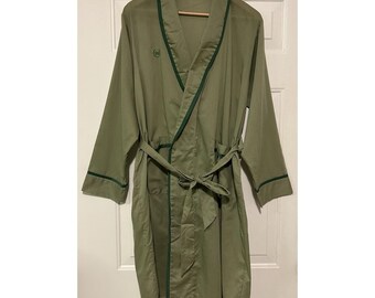 Weldon Robe Green Bathrobe Sleep Lounge Wear Vintage 50s 60s Mens  M