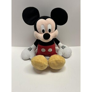 Peluche clásico de Mickey Mouse de Disney Store, tipo puf, de 45 cm (18 pulgadas), 2017 imagen 19