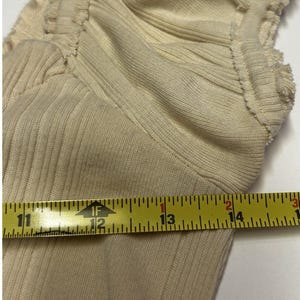 Free People Womens Brighter Days Top Slim Beige Size Small S Boho Summer Blouse image 9