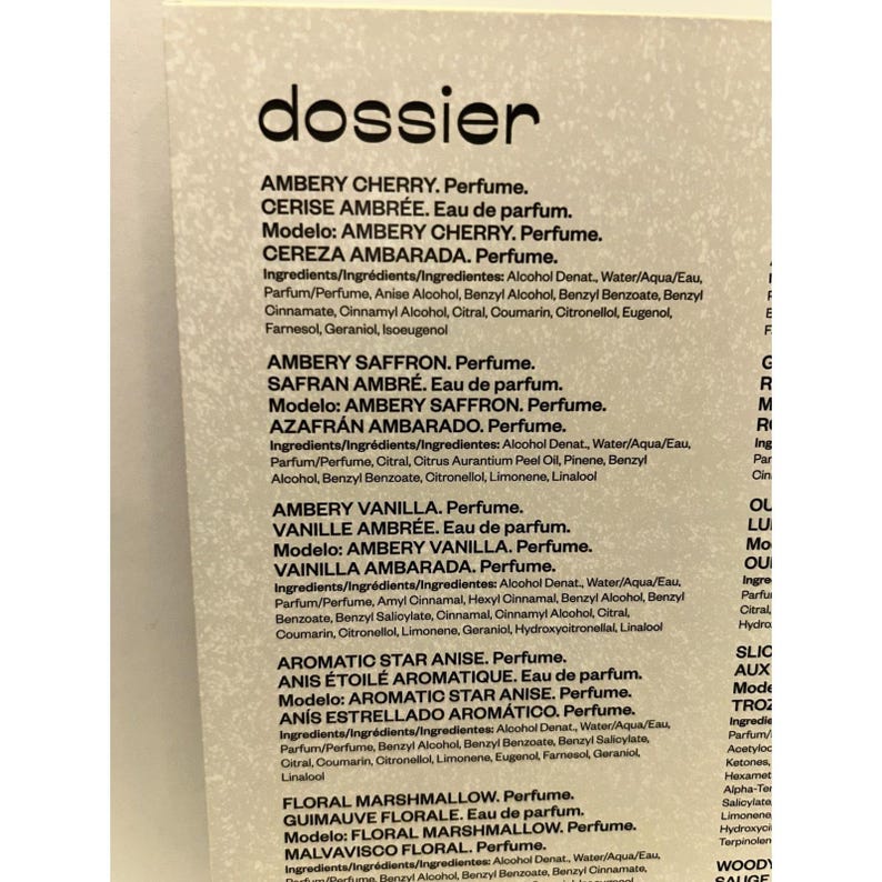 Dossier Un viaje olfativo navideño: Set de descubrimiento de 12 perfumes de 5 ml cada uno (NUEVO) imagen 3