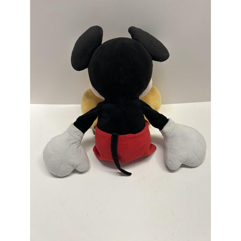 Peluche clásico de Mickey Mouse de Disney Store, tipo puf, de 45 cm (18 pulgadas), 2017 imagen 10