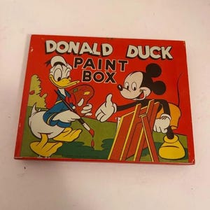 Mickey Paint Box - Etsy