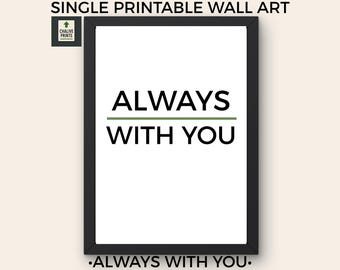 Meditation Wall Art – Calm Mind Inner Peace Printable Poster
