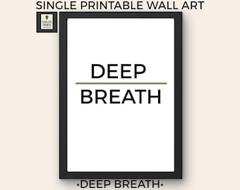 Focus - Minimalist Motivational Wall Art Printable- Digital Download-Positive Affirmation Decor