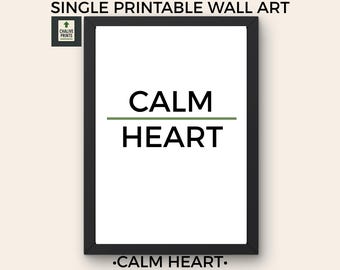 Meditazione Wall Art – Poster stampabile per calmare la mente e la pace interiore