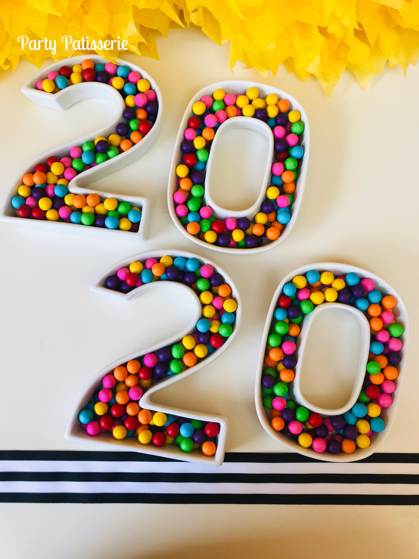 Number Dishes Ceramic Graduation Wedding Birthday New Etsy