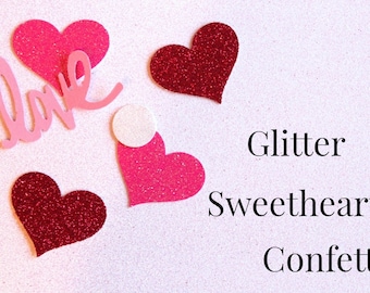 Confetti, heart, love , glittered, wedding, Valentine