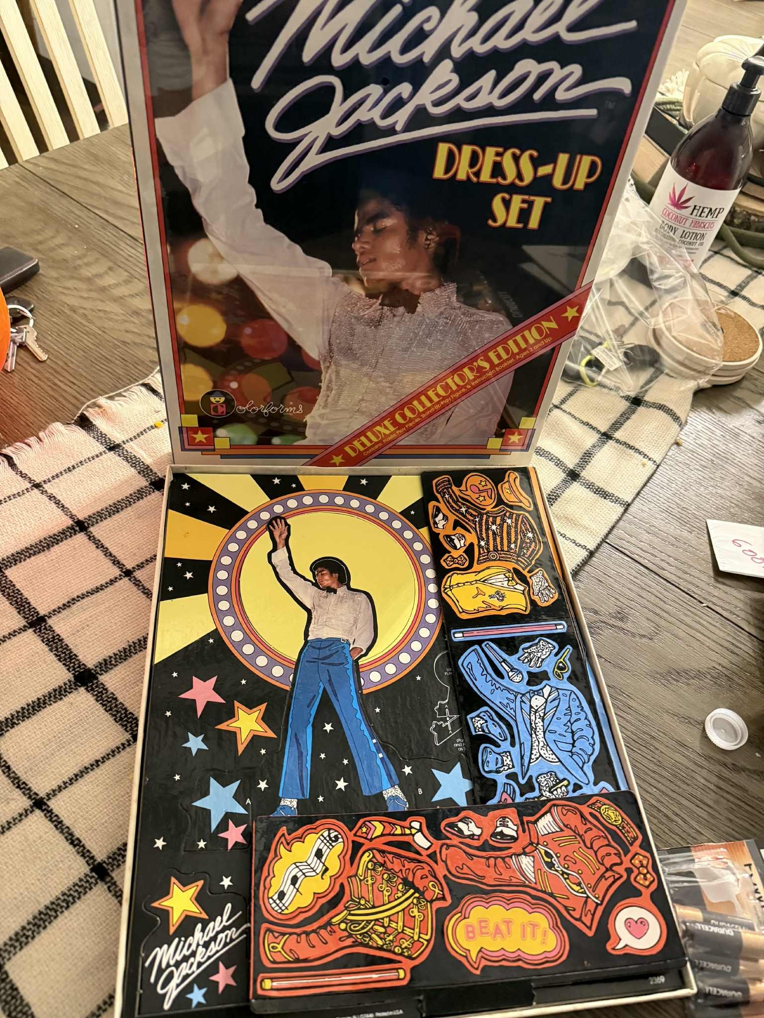 Vintage 1984 Michael Jackson Colorforms Dress-up Deluxe Set - Etsy