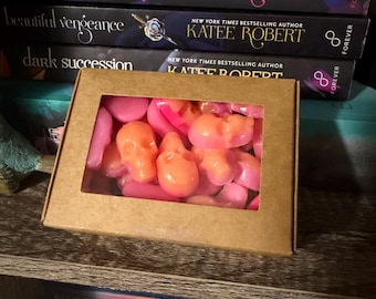 Nectarine n Bloom Book Soy Wax Melts – Natural, perfect for those bookworms