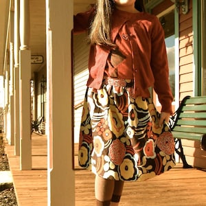 Gathered Style Dirndl Skirt, Easy Beginner and learn to sew PDF Sewing Pattern, All Sizes, Pattern ONLY