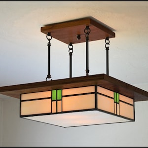 Arts and Crafts Style Light Fixture