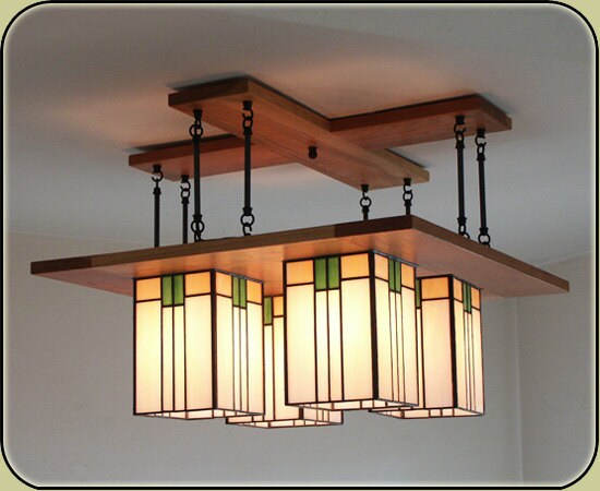 craftsman style chandelier