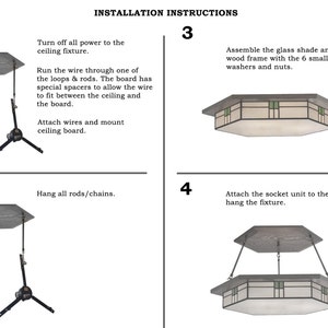 Craftsman Style Dining Room Lighting Fixture image 4