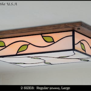 Ceiling Mounted Stain Glass Light