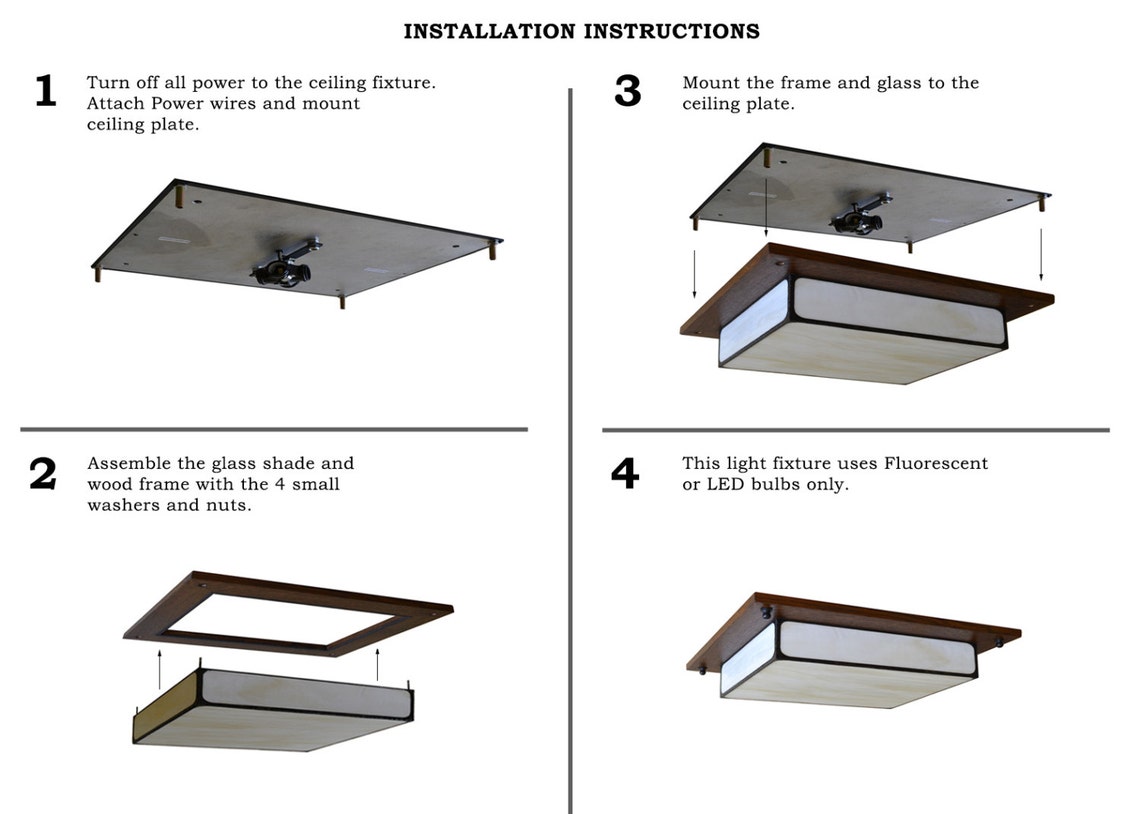 Mission Style Lighting Fixture - Etsy
