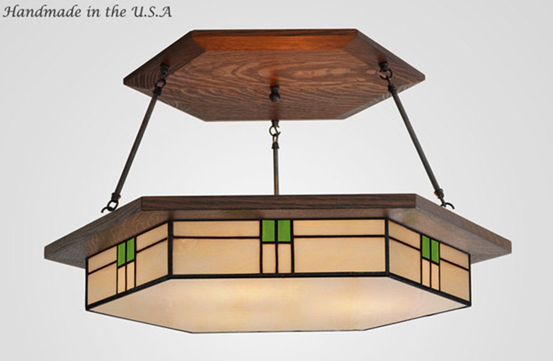 Craftsman Style Dining Room Lighting Fixture - Etsy