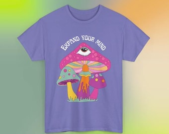 Expand Your Mind Tee | Psychedelic Rave & EDM Festival Shirt | Unisex 100% Cotton T-Shirt