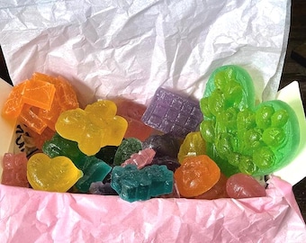 Kohakutou Crystal Candy Sample Box, Small and Large: Japanese ASMR Crunch Candy