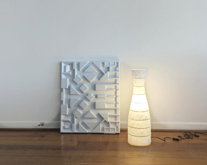 Vintage Post Modern Paper floor lamp "Storm" by Ikea, Sweden, 1990s/extremely Rare Pickup Only - Medium size