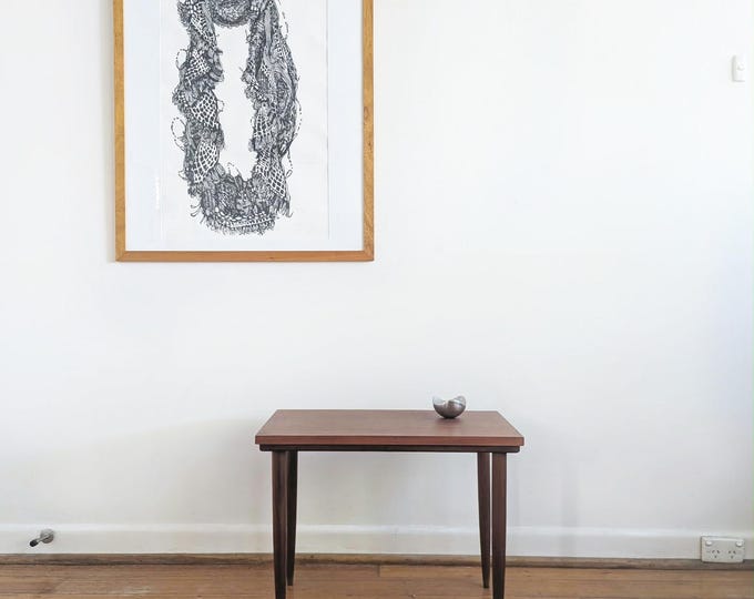 Vintage Mid Century Danish Style Teak Side Table / Coffee Table - Pencil Legs  Pickup only Elwood Or Cbd Melbourne