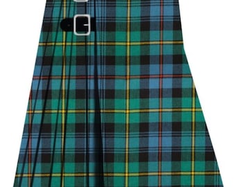 Clan Baillie Ancient Tartan Kilt - Traditional Handmade Scottish Highland Wear for Men