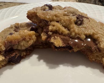 Chocolate Suprise Chocolate Chip Cookies